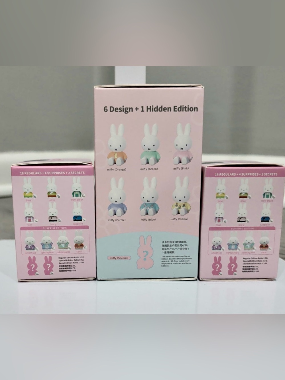 Miffy Blind Box Phone Holder- w/ 2 Miffy Figures Authentic Collectible - Picture 3 of 3
